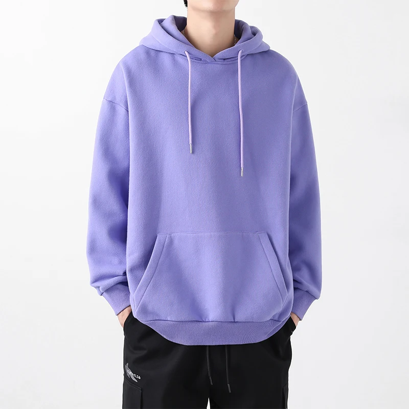 pastel purple mens moletom com capuz