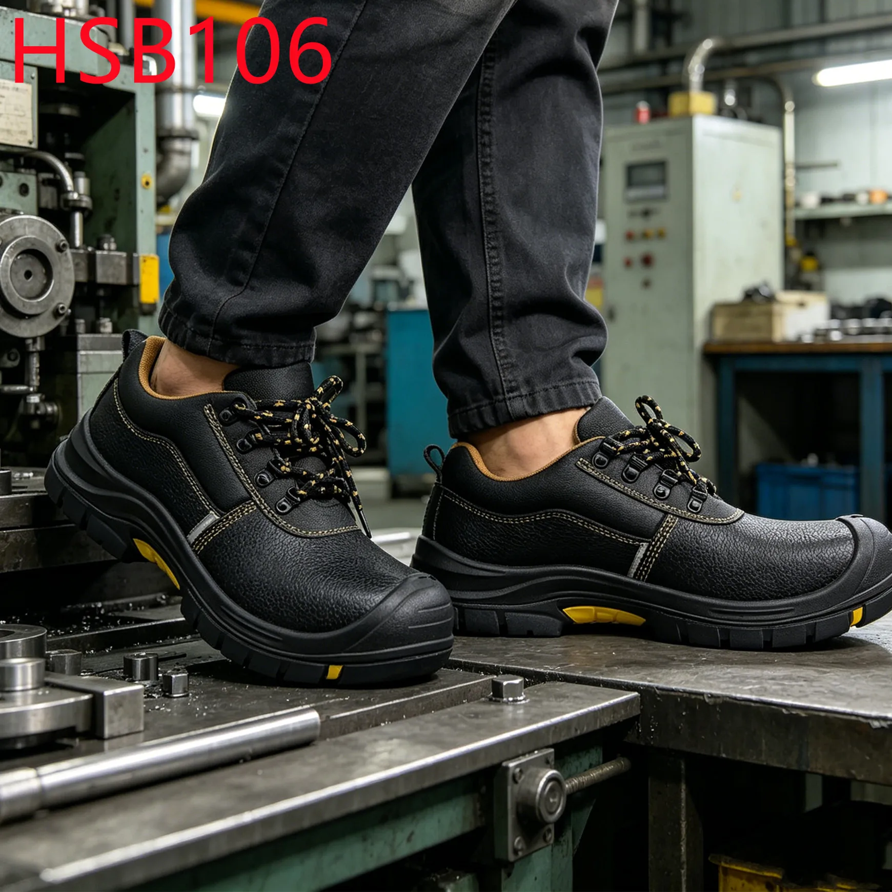 YYR,Automotive Shop Debris Shield Spill Proof Work Shoes Factory Mechanic Overload Compression Resistance Security Boots HSB106