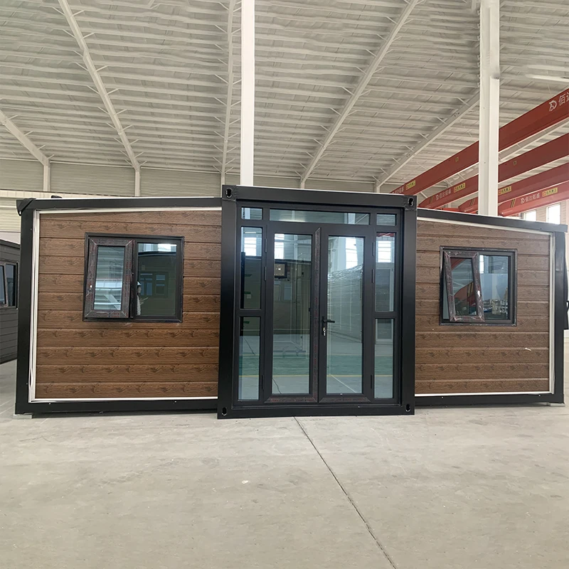 Latest Design Double Wing Expandable Container House China Folding Luxury Modern Style Expandable Container House for 3 Bedroom