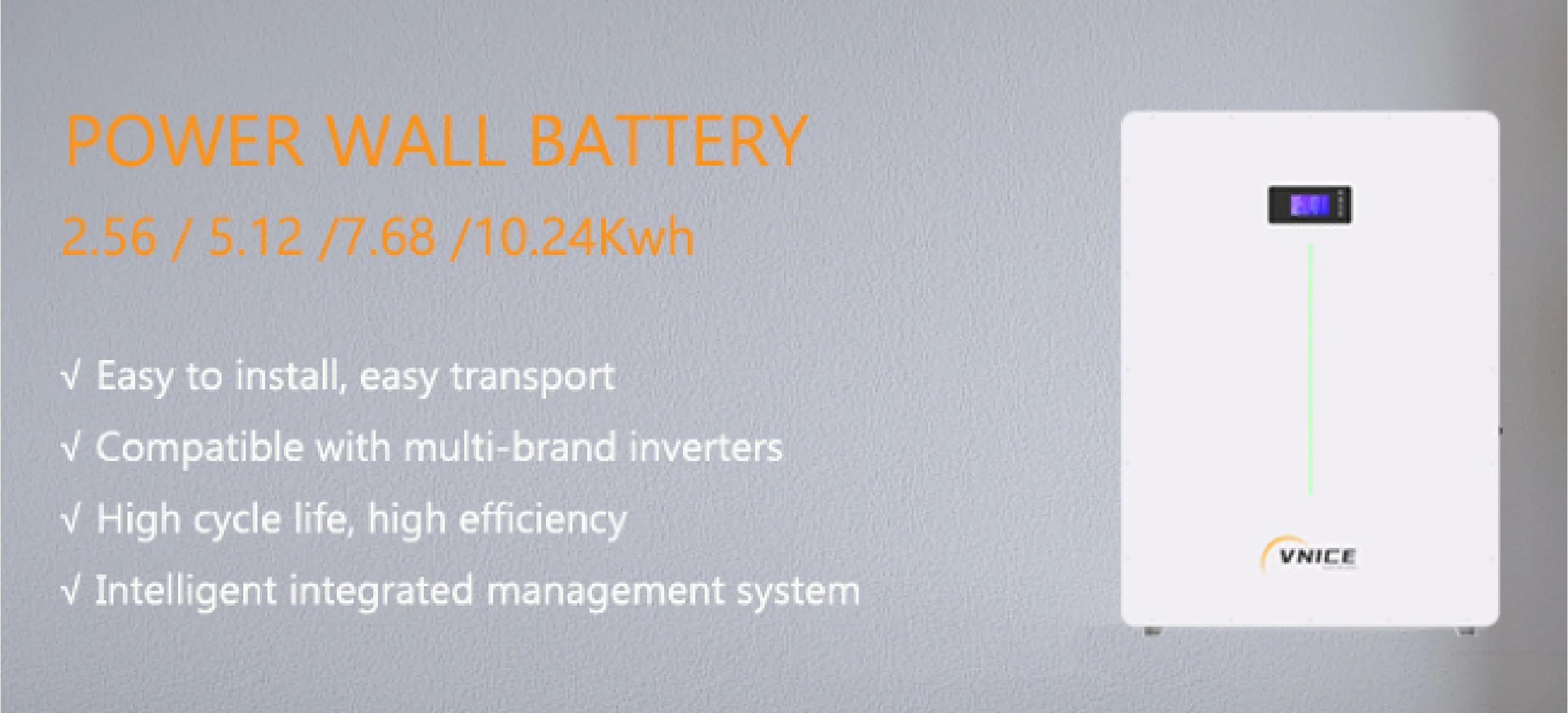 Wall Ip65 Lithium Batteryriese Power Bat Powerd Lights Mounted 12v 50ah