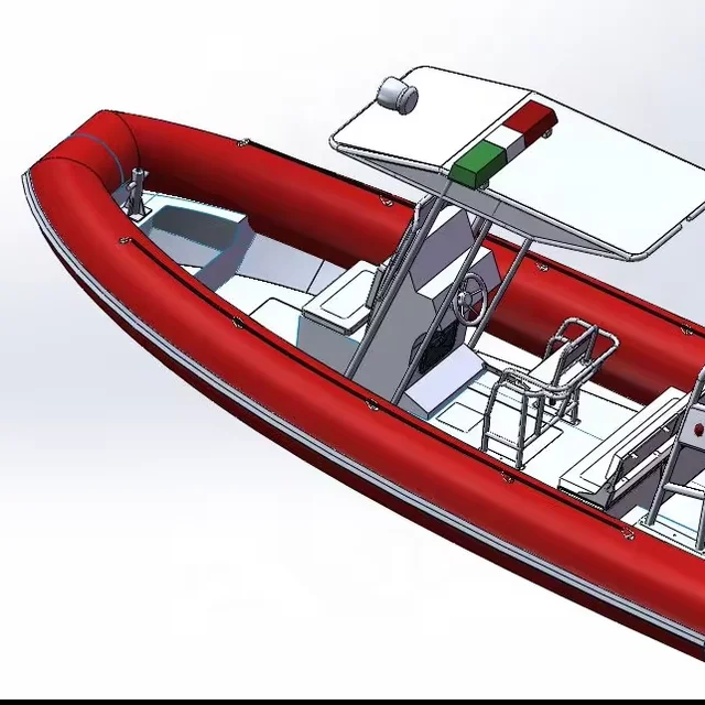 huihao Fiberglass Inflatable Fishing Speed Yacht