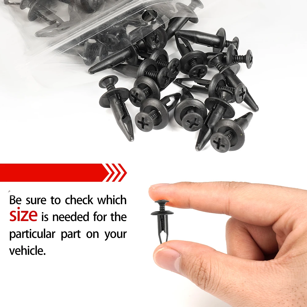 Qgz167 Car Door Panel Trim Fender Bumper Nylon Plastic Clip Auto