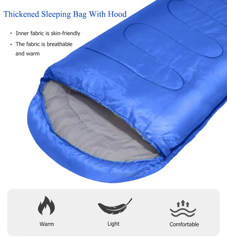 High Quality 170t Polyester Silk Adult Custom Ultralight Portable