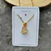 Golden thread-white sea glass