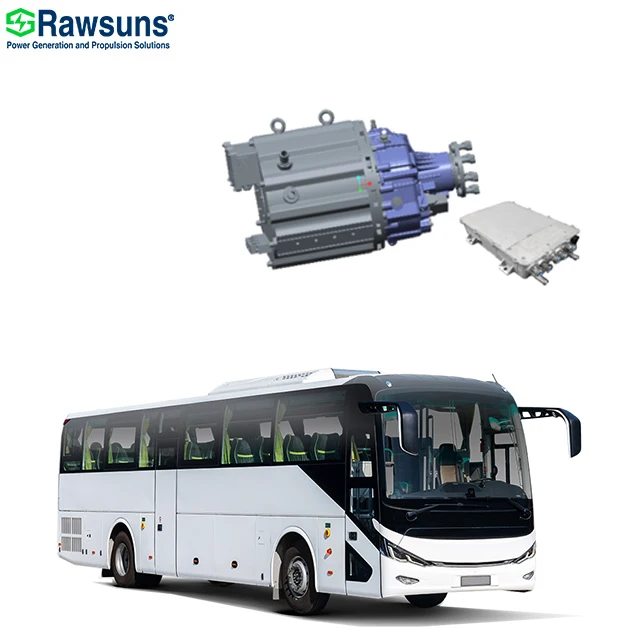 Rawsun EV Powertrain RAD2332 EV Conversion Kit PMSM AC Motor Passenger Bus Electric AC Motor Controller