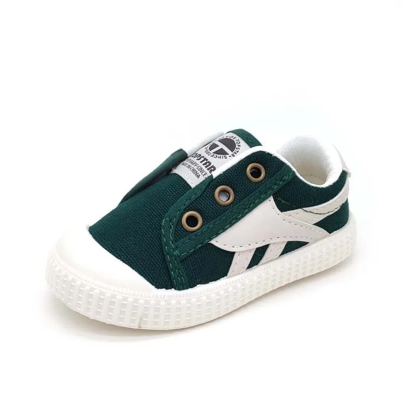 
 Хит продаж, детская повседневная обувь на плоской подошве без застежек  