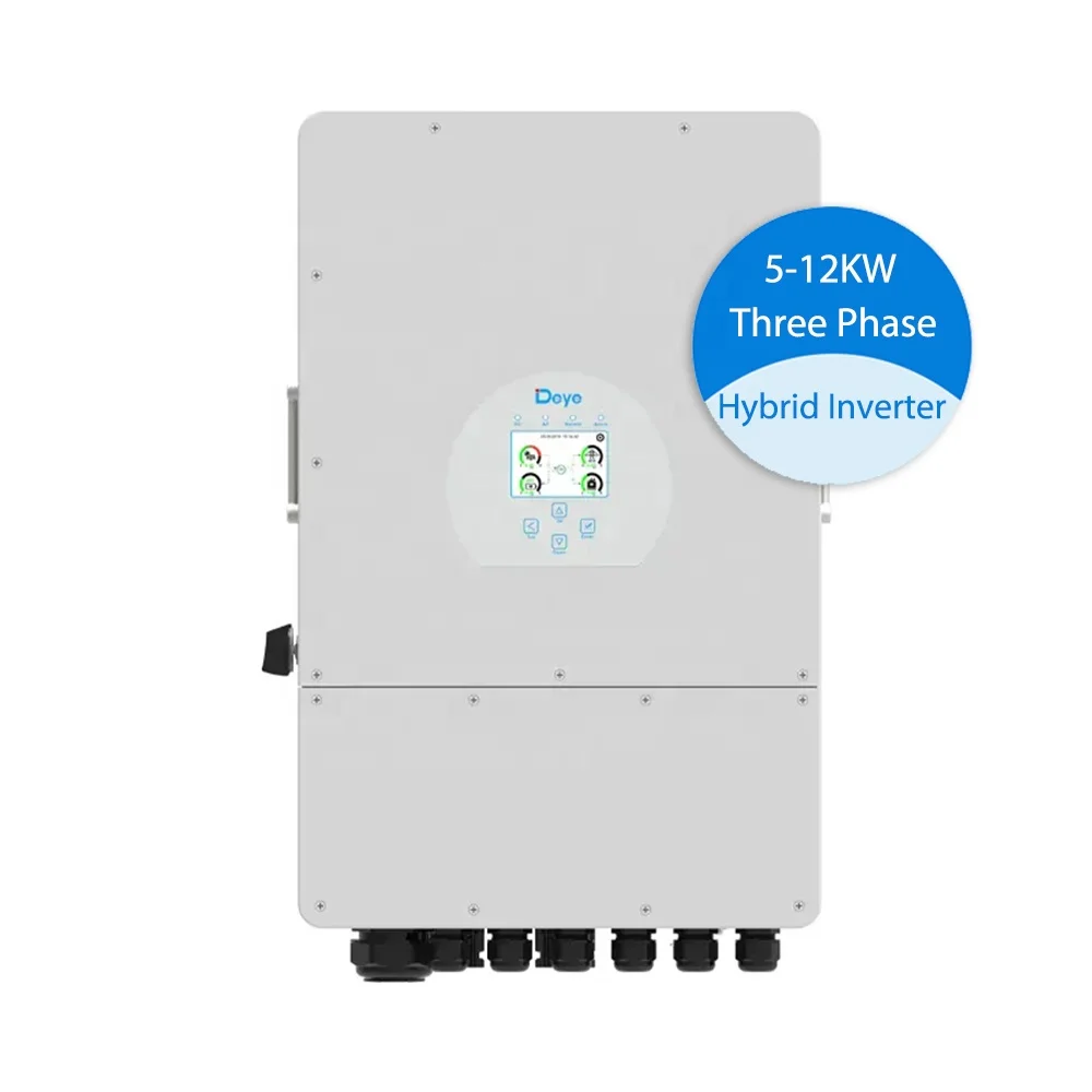 Deye SUN-5K/8K-SG01LP1-US 48V single Phase Three phase 5kw 8kw 10kw 12kw 220V Hybrid Solar Inverter for home solar system