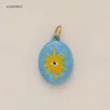 Amuleto de Ojo Turco con Diseño de Rayos de Sol