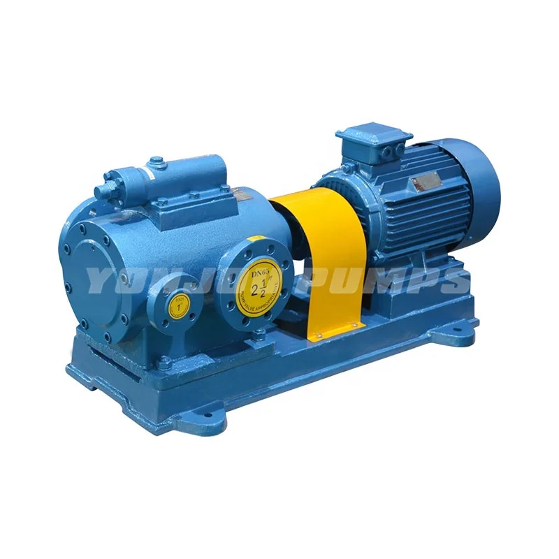 Cargo Oil Pump High Viscosity Asphalt Bitumen Rotary Screw Pump High Pressure OEM YONJOU LQ3G 177HP 132kW