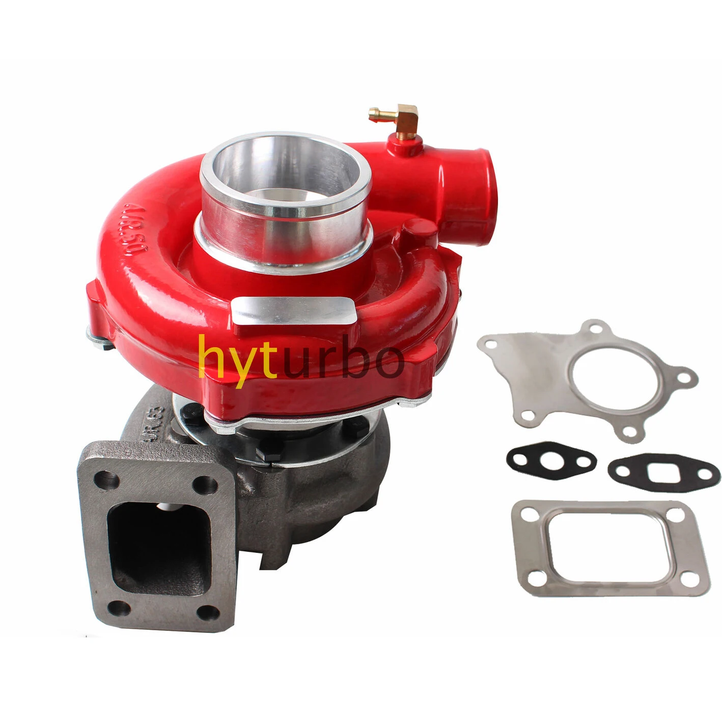 Turbo Turbocharger T3/t4 T3t4 T04e .63 A/r Turbine 5 Bolt Red Housing  Universal Turbo Charger Supercharger - Buy T3/t4 Turbocharger,T04e  Turbocharger,Universal Turbocharger Product on 