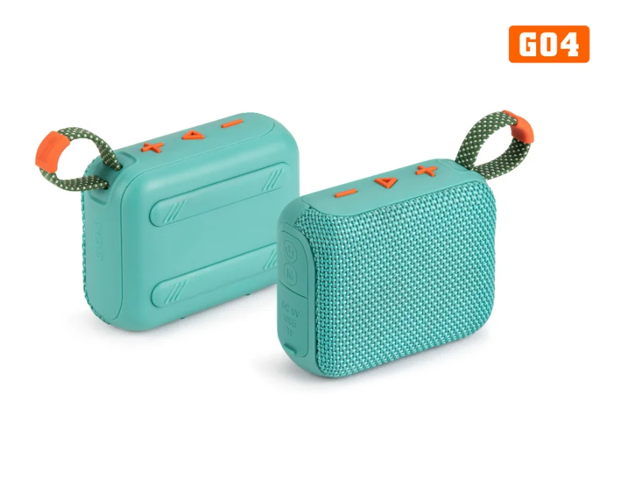 G04 Wireless Portable Waterproof Fabric Mini Bluetooth Speaker Portable with Deep Bass for Home Outdoor Travel