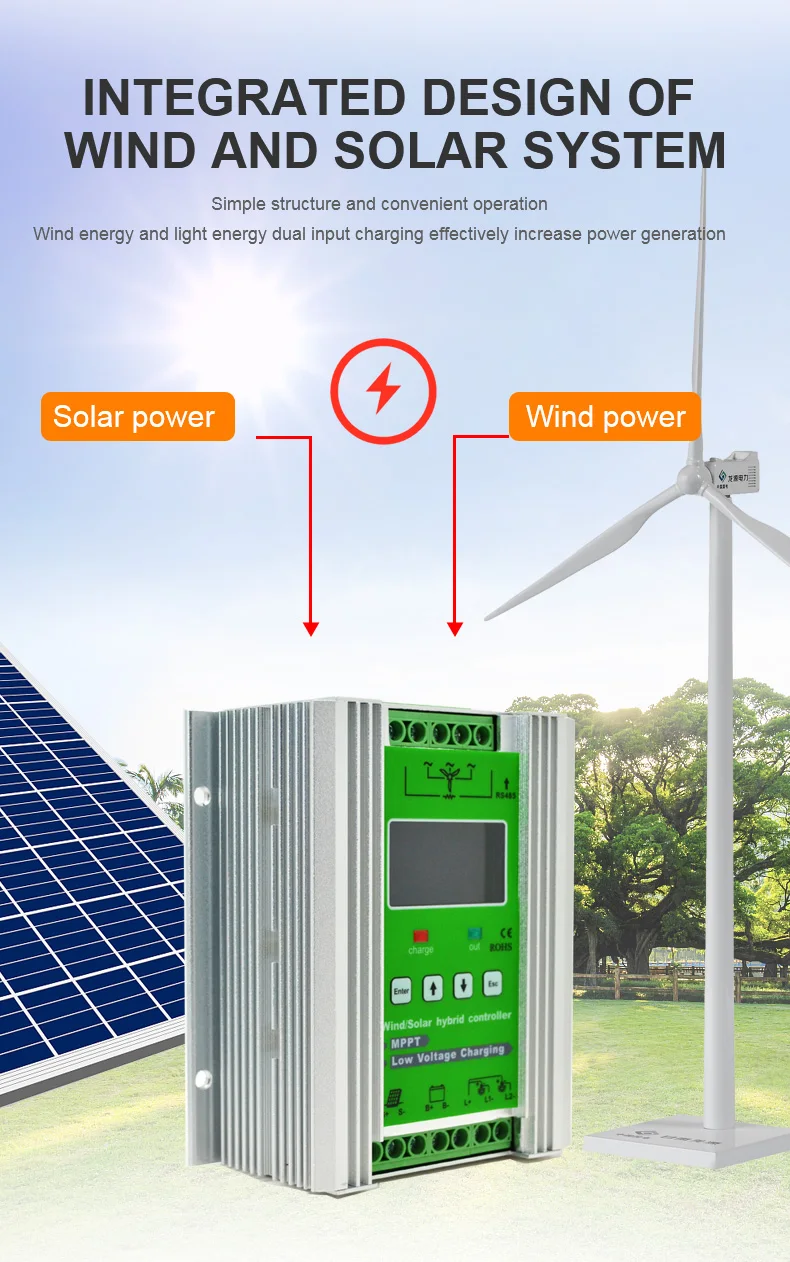 Jn Mppt Privilege Controller 12v 24v 48v Auto Solar Wind Rs485 Panel