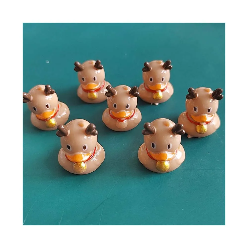 Doanpusi 100-Pack Mini Ducks – Tiny Resin Duck Figures For Dollhouses, Crafts, Hiding Games & Decor