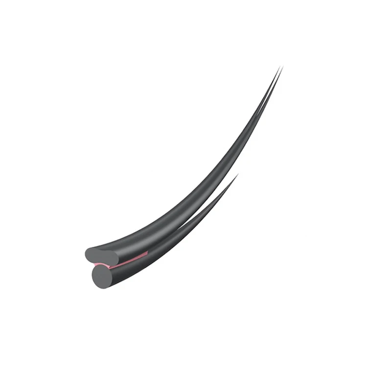 Горячая продажа супер черный эллипс плоские ресницы для наращивания плоские ресницы