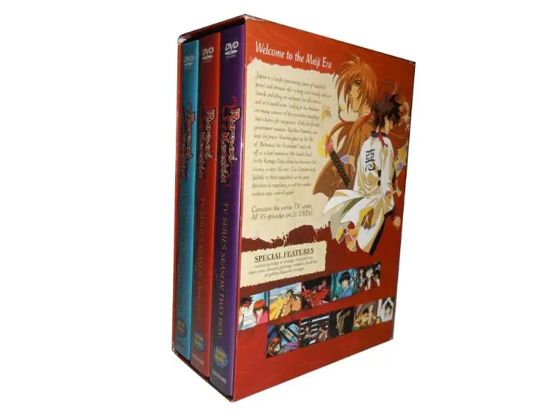 Rurouni Kenshin Complete Series - 22 Disc DVD Wholesale
