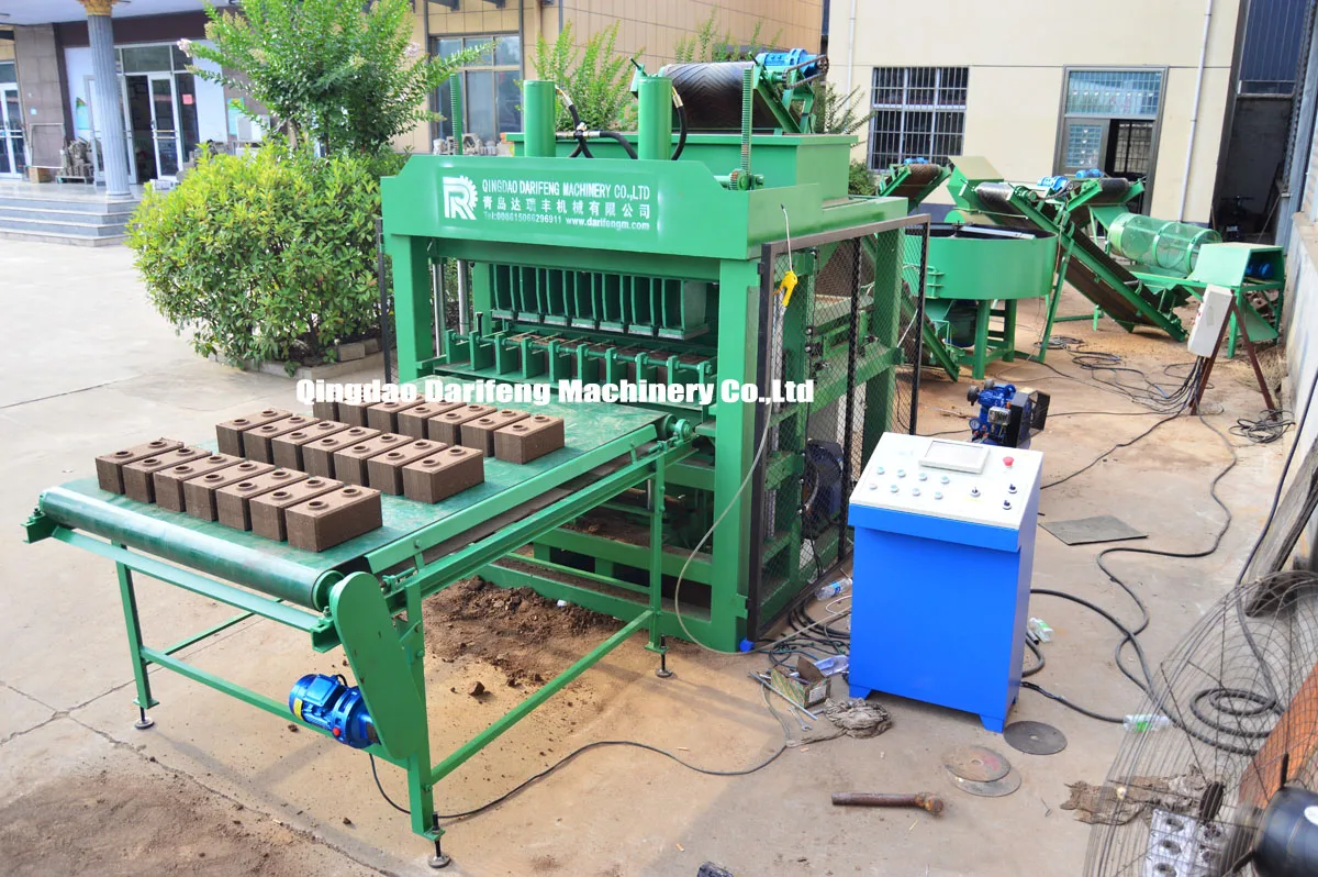 DF7-10 Automatic Clay Soil Interlocking Brick Making Machine
