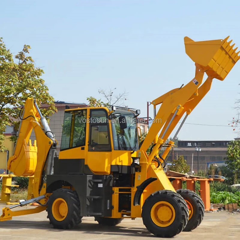 Aolite With Diesel 4x4 Front Backhoe Loader