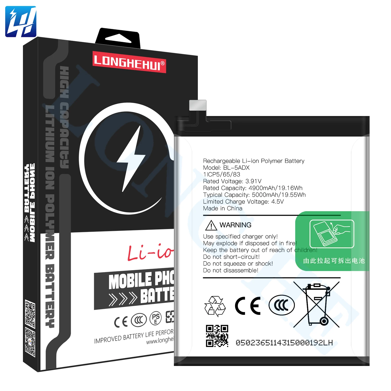 5000mAh BL-5ADX Rechargeable Li-ion Battery for Infinix Phones