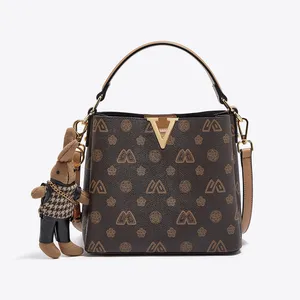 2026 Trendy Handbag women's large capacity PU PVC Leather shoulder bag ins best selling multi-pocket ladies crossbody bag