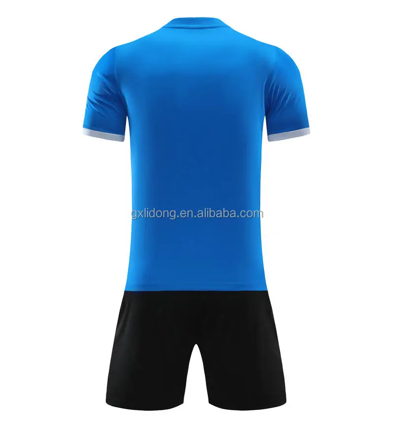 Custom Breathable Soccer Wear Full Set Football Uniform Soccer T-shirt ...