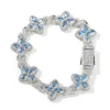 Silver-blue zircon