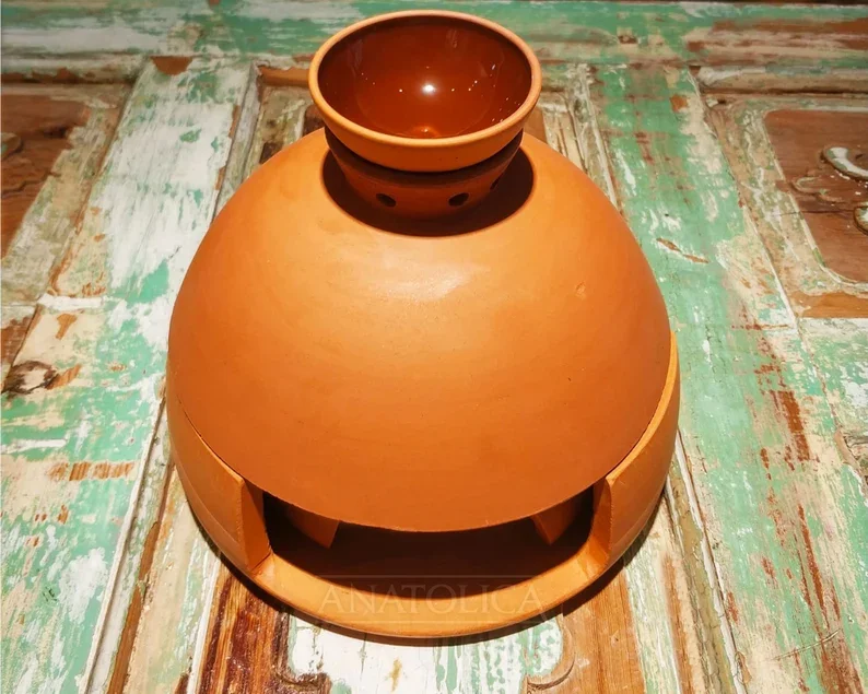 Pottery Candle Stove: Terracotta Candle Heater for Home & Garden,  Customized Ceramic Incense Burner for Farmhouse Decor