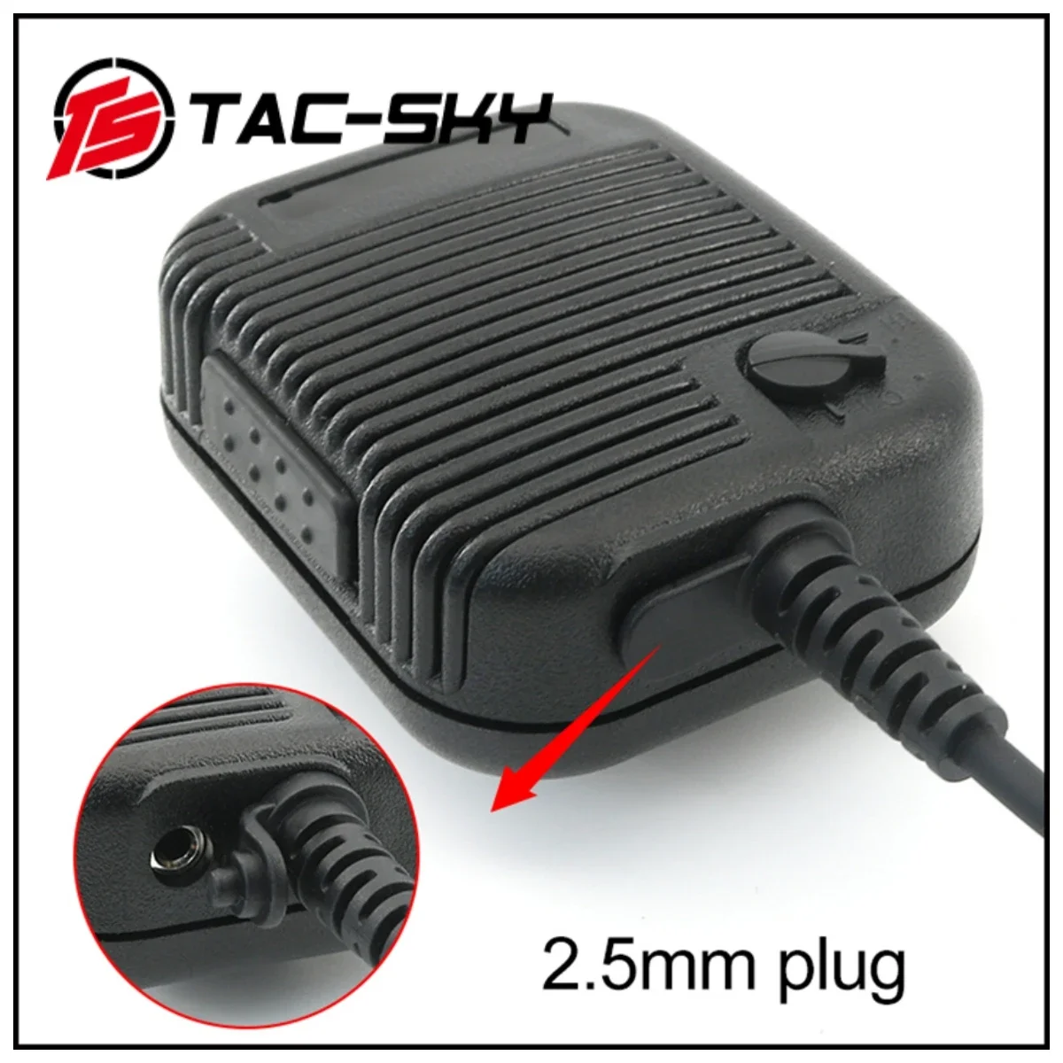 特小トライス製KFアダプター中古 PRC148 ptt TS TAC-SKY 6-Pin PTT Adapter for AN/PRC 148, 152, 163