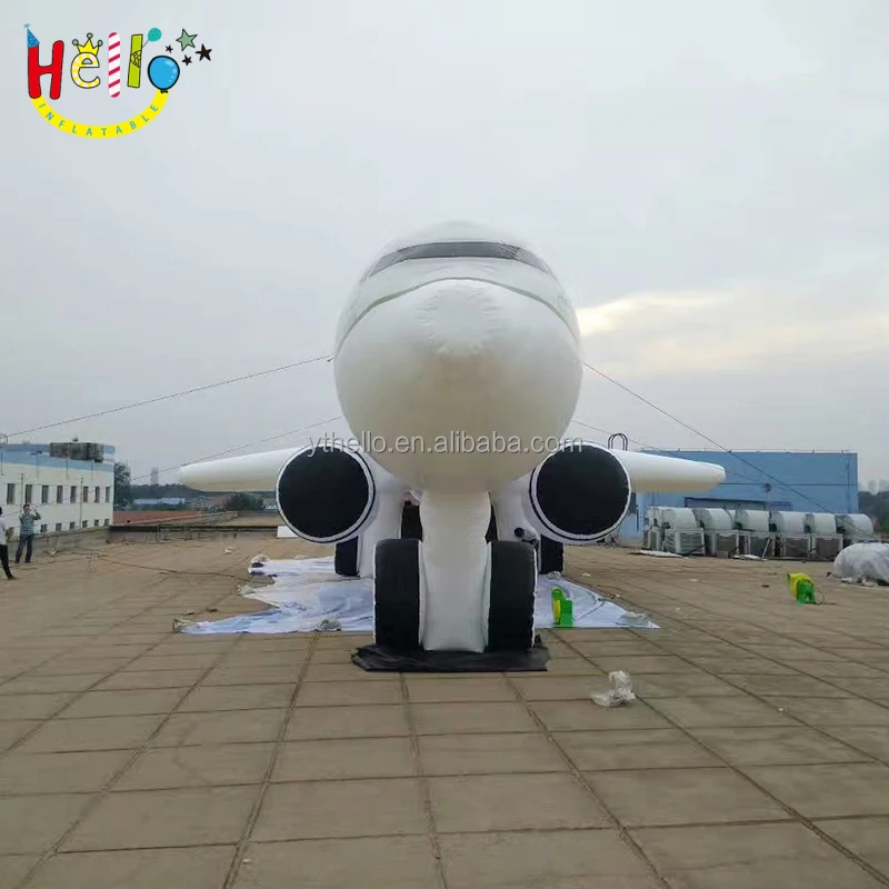 Надувной самолет длиной 20 м, модель большого самолета для рекламы/шоу на открытом воздухе/фестивальных мероприятий