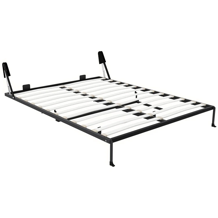 Space Saving Murphy Bed Mechanism Manual Vertical Folding Hiding Wall