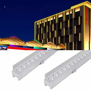 Anti-Glare RGBW 24V 36W LED Exterior Building Light Commercial Bridge Bar Line Wall Washer Lights for Outdoor Walls IP65 Rated