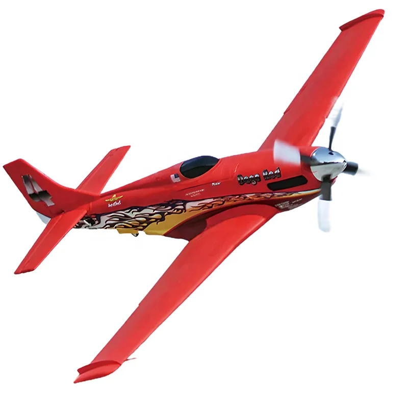 FMS P-51マスタングV2レーサーRCスポーツプレーンミスアメリカPNP、4
