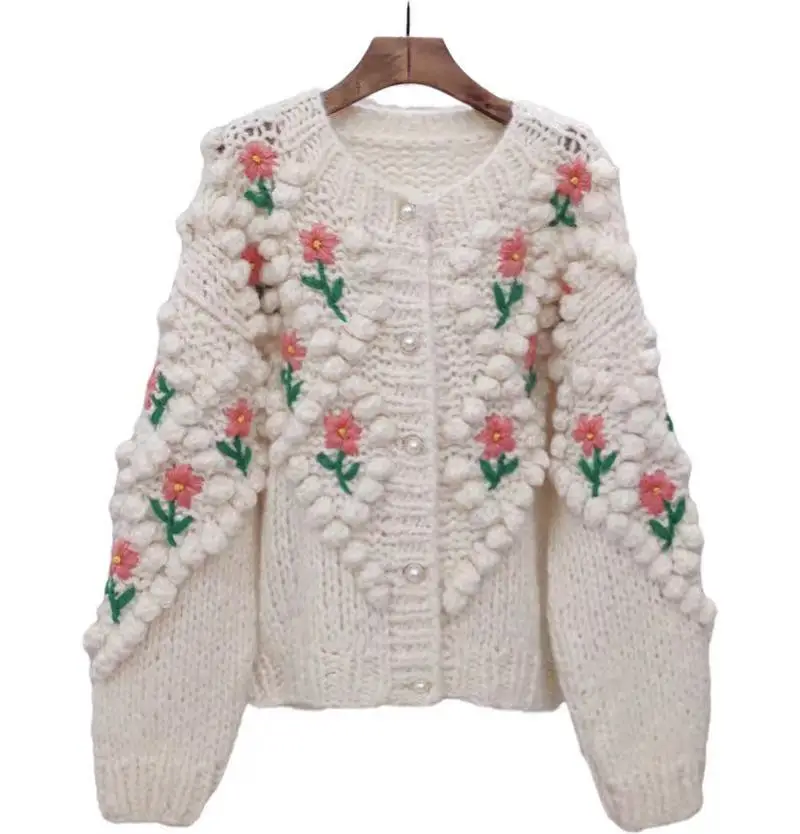 Buy Loose Sweater Tops,Crochet Cardigan 