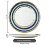Plato de 11 pulgadas (azul)