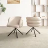 Beige + Chenille + Métal