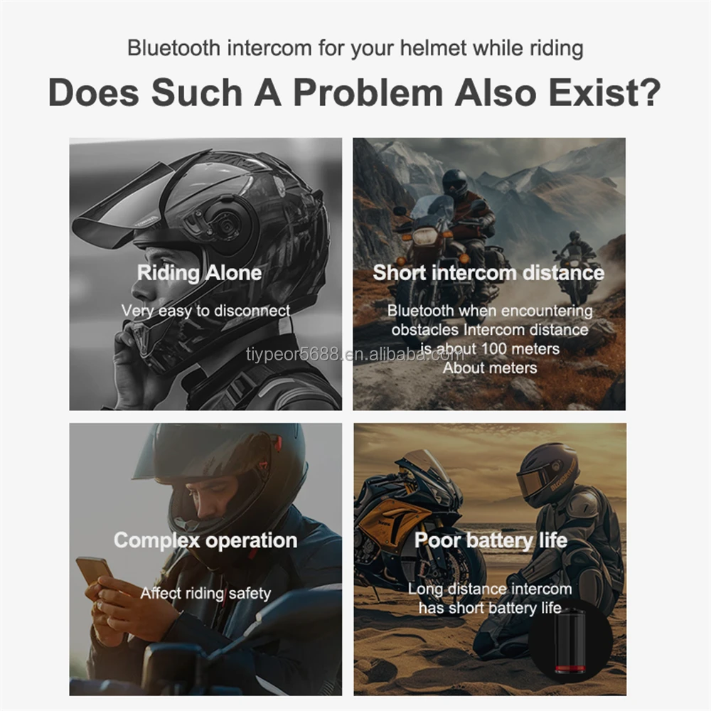 product tiypeor ejeas q8 1000m bluetooth intercom system for motorcycles waterproof abs helmet mesh intercom for riding-9