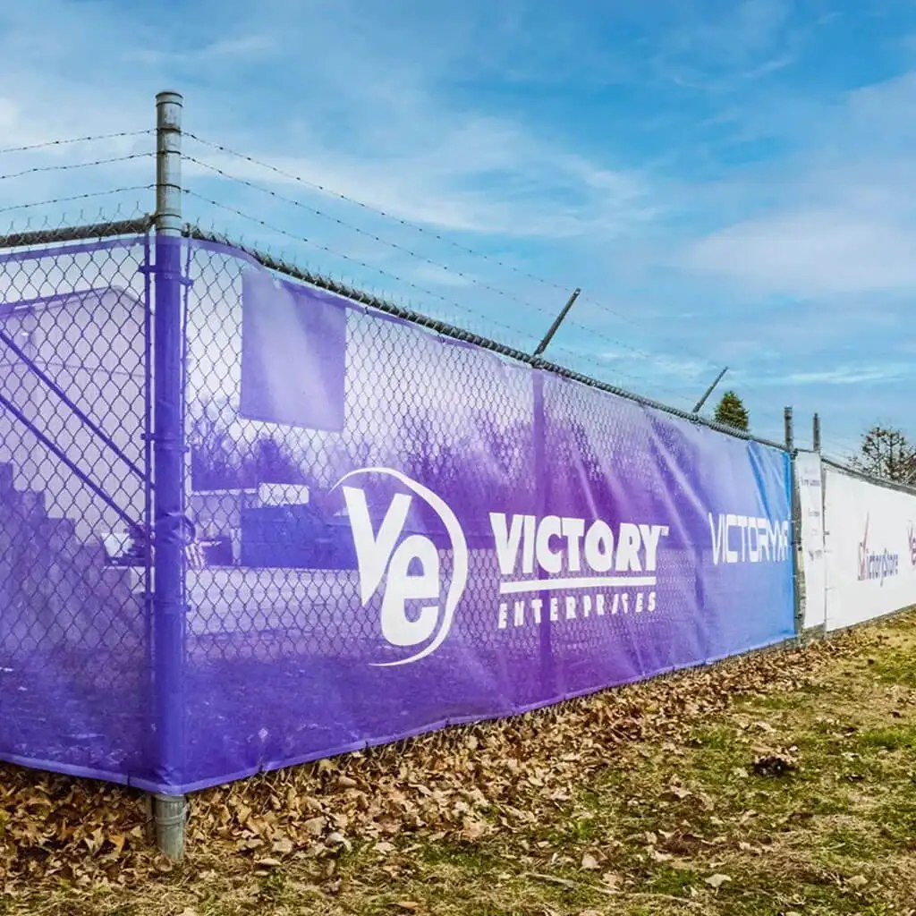 Cheap Outdoor Advertising Signs Fence Wrap Mesh Building Construction ...