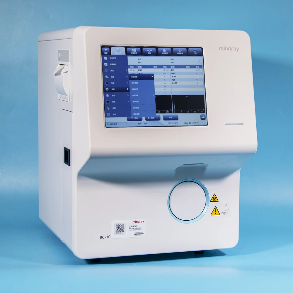 Mindray BC-10 CBC+3-DIFF Blood Cell Counter 3-part Automated Hematology Analyzer Mindray BC20S BC10