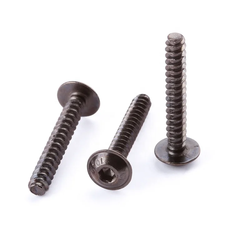 12.9 grade DIN7380 ISO7380 round head hexagon socket screws half round cup screws pan head screws