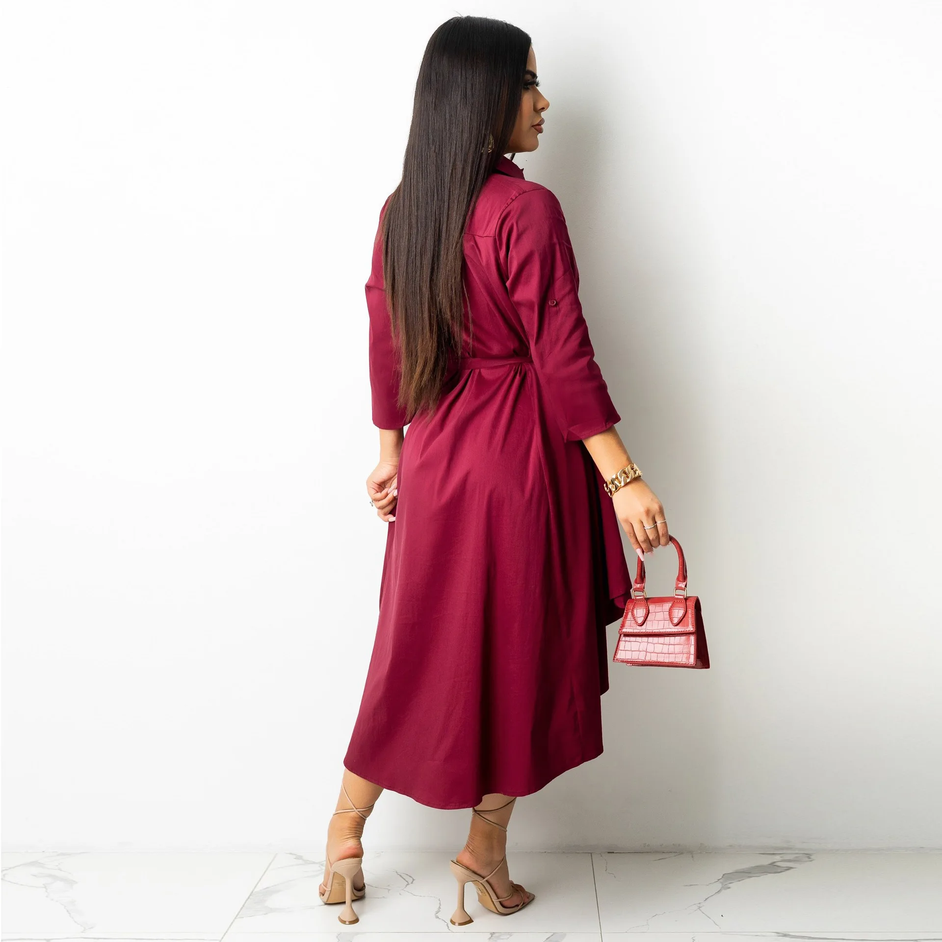 Vestido Camisero Informal Para Mujer,Elegante,Transpirable,Para  Primavera,G0420 - Buy Casuales De Otoño Vestidos Baratos Casual Vestido De  Las Mujeres Vestidos Casuales De Las Mujeres Camiseta Vestido De Manga  Larga,Vestidos Casuales De Las Mujeres