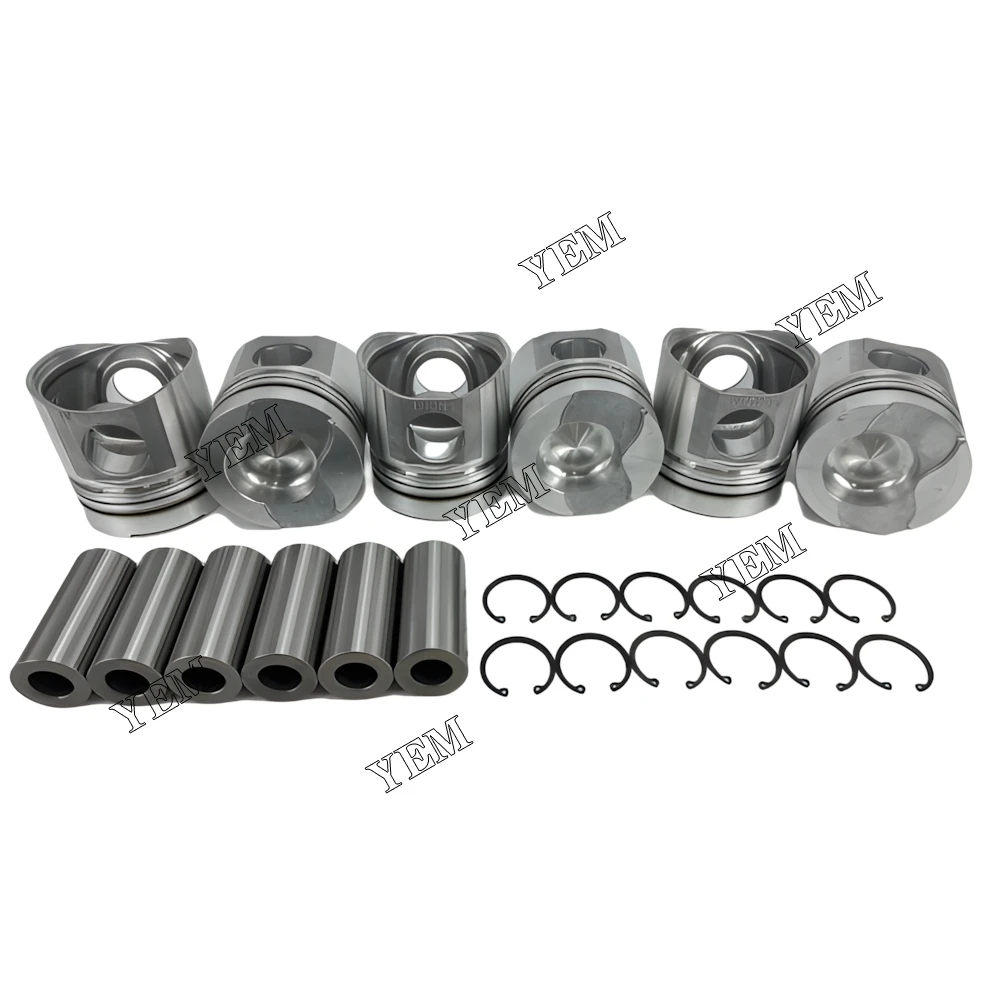 Diesel Engine Repair Parts 6D105 6136-34-2120 Piston for Komatsu 2