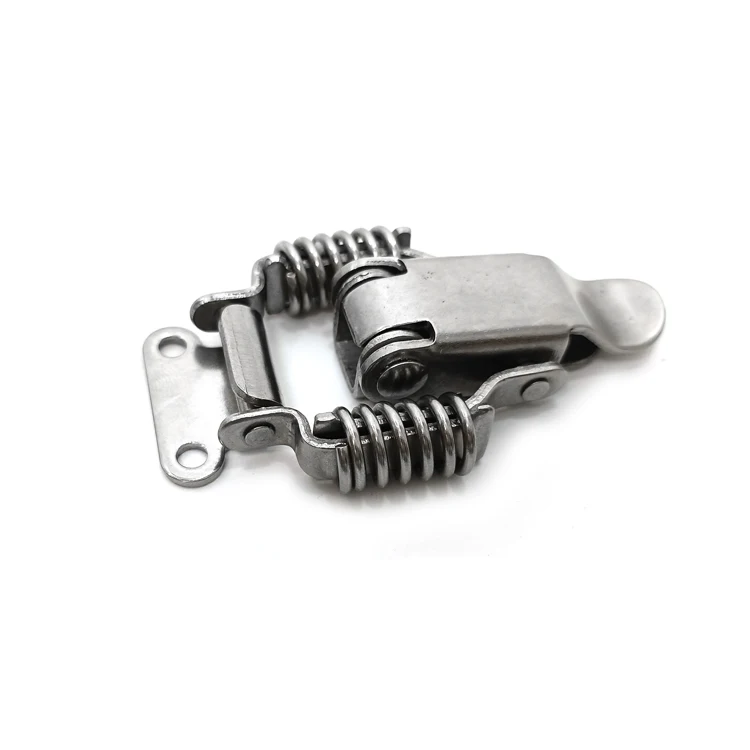 Tool Box Stainless Steel Spring Loaded Toggle Latch Adjustable Metal Spring Hasp Cabinet Latches