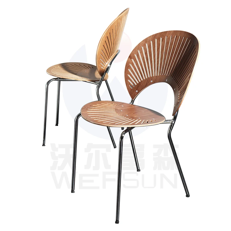 Новый дизайнерский скандинавский стул в виде ракушек для кофейни молока чая магазина простой солнцезащитный современный креативный обеденный