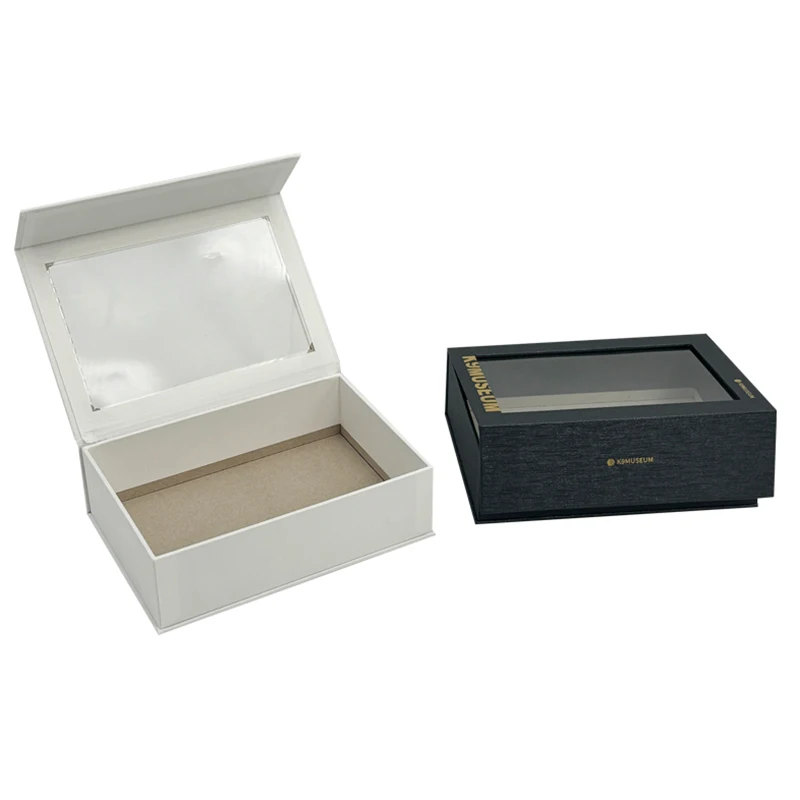 Store Your Collectibles & Jewelry in Our Sleek Black Magnetic Closure Box