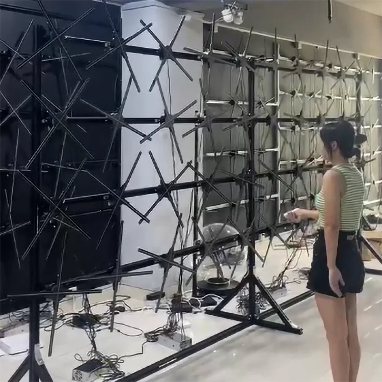 3Dホログラフィックファン広告ディスプレイ用ディスプレイ65cm 100cm