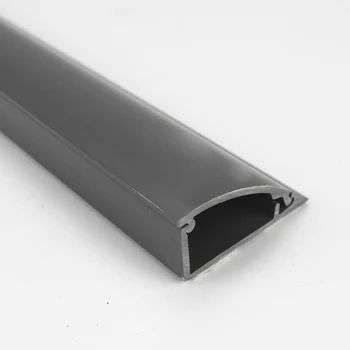 Factory direct supply pipe trough pvc cable trough electrical wire pipe 45x20mm gray waterproof and anti-treading