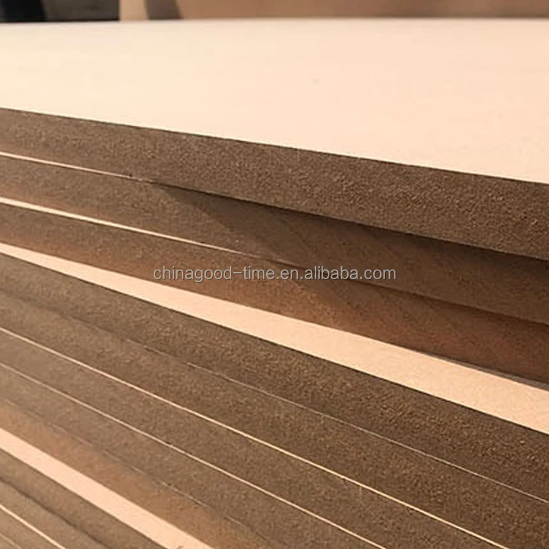 Plain And Melamine Laminated Mdf Board Water Resistant Waterproof 18mm Wood Mdf Sheet Marine