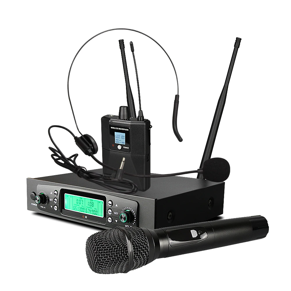 Hot Design Good Quality youtube Cordless Microphone System Professional