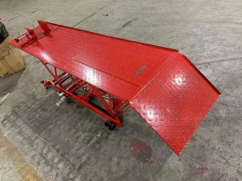 China Factory Made OSATE 800lbs 1000lbs Parallel Hydraulic Motorcycle Lift Table Platform With CE