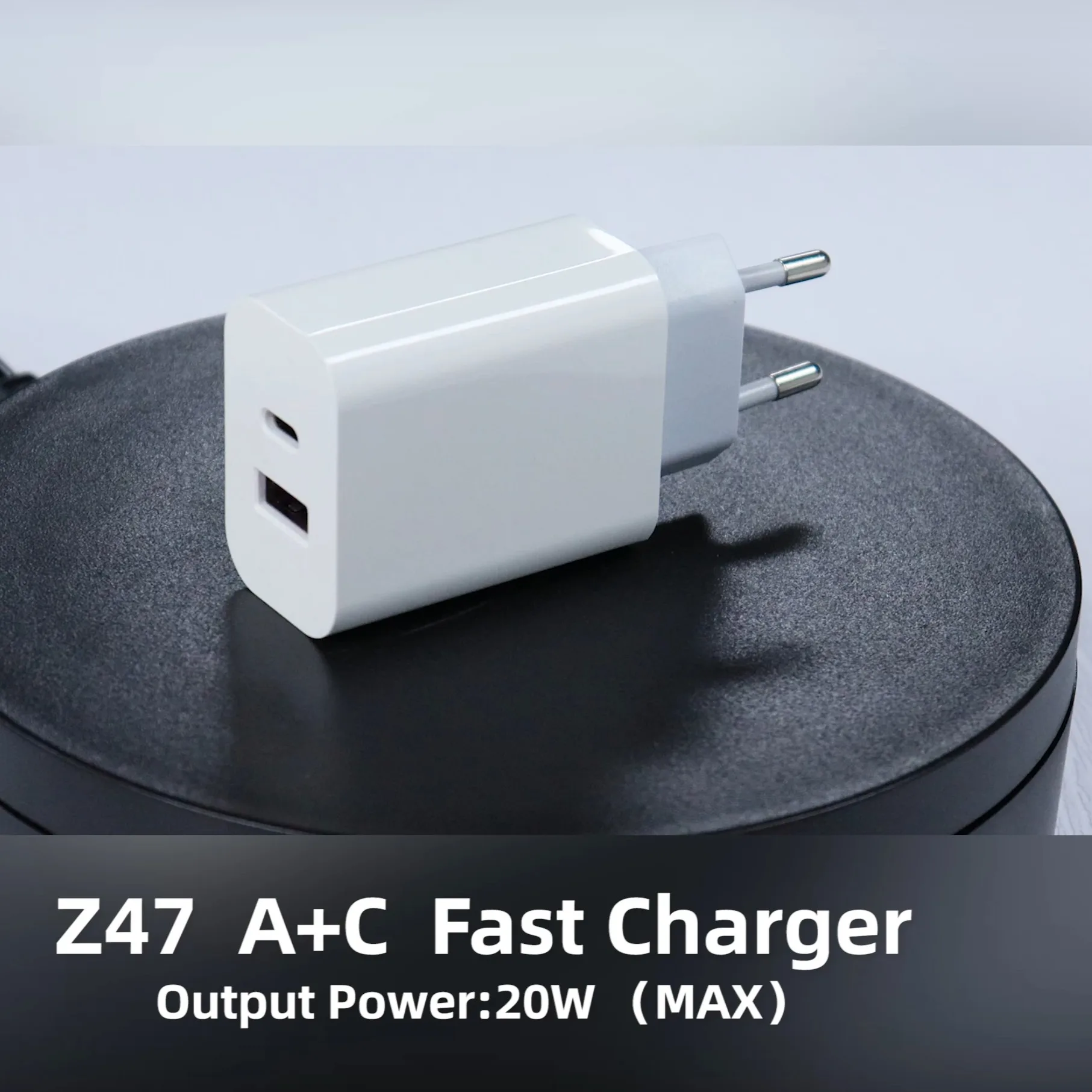 Hot Sale Universal Travel Adapters 20w Type C Fast Charger Dual Usb Charger A+c Qc3.0 Adapters