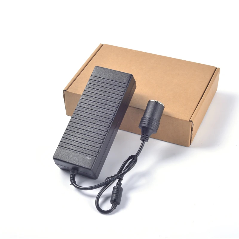 Ac To Dc Converter 10a 120w Car Cigarette Lighter Socket Charger 110 ...